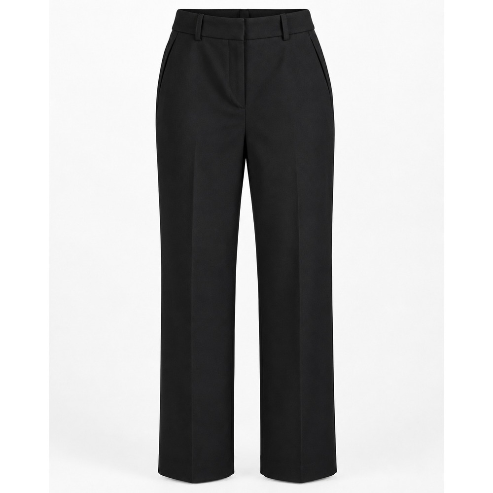 Aritzia Womens Babaton Agency Pant Size 4 Black High Rise Tailored Trousers Work
